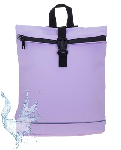 Daniel Ray Rucksack Damen Jeff Fashion small Damenrucksack Mini small A4 Handtasche Freizeitrucksack Plane Daypack backpack 25.1092 + Schlüsseletui (Flieder Lila 43) von Daniel Ray