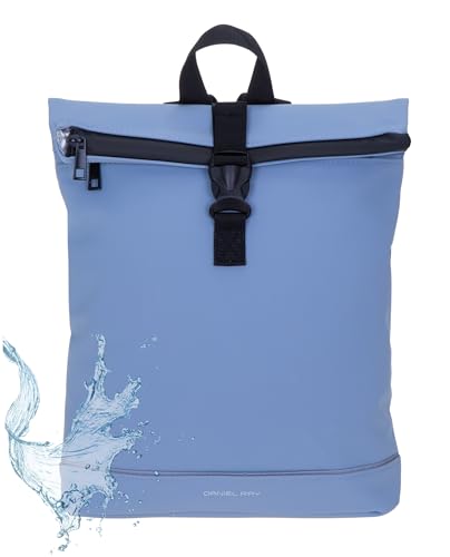 Daniel Ray Rucksack Damen Jeff Fashion small Damenrucksack Mini small A4 Handtasche Freizeitrucksack Plane Daypack backpack 25.1092 + Schlüsseletui (Pastell Blau 11) von Daniel Ray