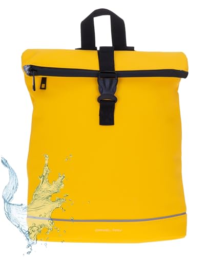 Daniel Ray Rucksack Damen Jeff Fashion small Damenrucksack Mini small A4 Handtasche Freizeitrucksack Plane Daypack backpack 25.1092 + Schlüsseletui (Sonnen Gelb 07) von Daniel Ray