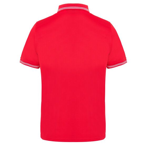 Daniel Springs Anti Odor Funktions Halbarm Polo rot von Daniel Springs