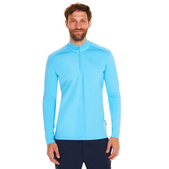 Daniel Springs Basic 1/2 Zip Unterzieher Thermo blau von Daniel Springs