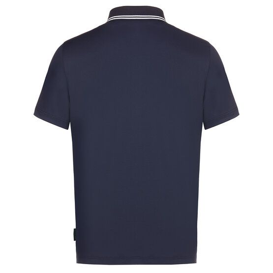 Daniel Springs Basic Halbarm Polo navy von Daniel Springs