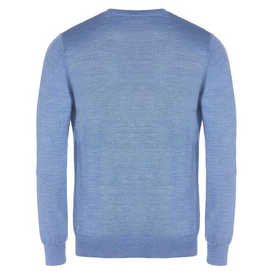 Daniel Springs Basic V-Neck Pullover Strick denim von Daniel Springs