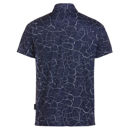 Daniel Springs Crack Druck Funktions Halbarm Polo navy von Daniel Springs