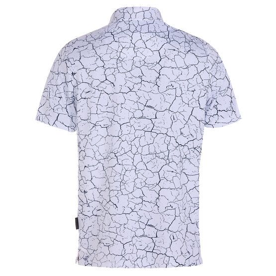 Daniel Springs Crack Druck Funktions Halbarm Polo weiß von Daniel Springs