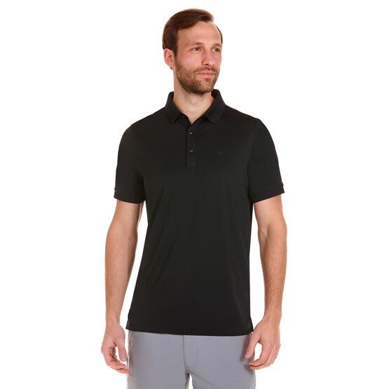Daniel Springs Funktions Halbarm Polo schwarz von Daniel Springs