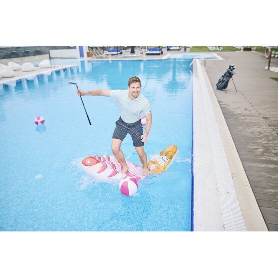 Daniel Springs LEVIN Funktions Druck Bermuda Hose schwarz von Daniel Springs