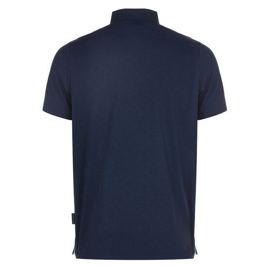 Daniel Springs Nylon-Jacquard Halbarm Polo navy Daniel Springs Nylon-Jacquard Halbarm Polo navy von Daniel Springs