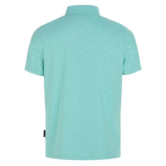 Daniel Springs Nylon-Jacquard Halbarm Polo petrol Daniel Springs Nylon-Jacquard Halbarm Polo petrol von Daniel Springs