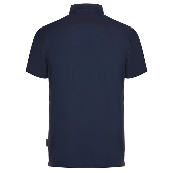Daniel Springs Nylon Pique Halbarm Polo navy von Daniel Springs