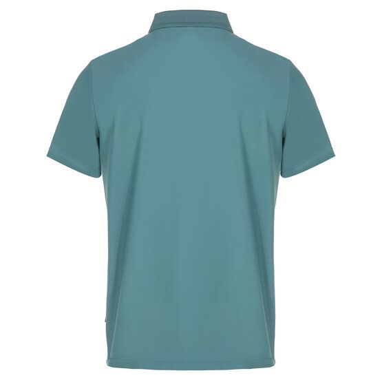Daniel Springs Nylon Pique Halbarm Polo petrol von Daniel Springs