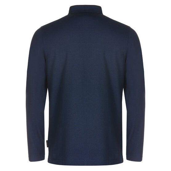 Daniel Springs Pique Thermo Langarm Polo navy von Daniel Springs