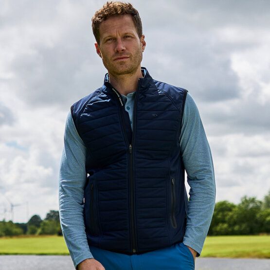 Daniel Springs Stretch Softshell Weste navy von Daniel Springs