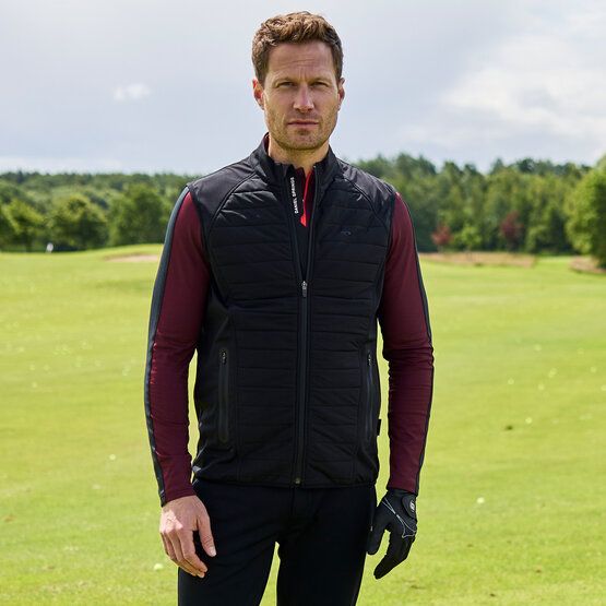 Daniel Springs Stretch Softshell Weste schwarz von Daniel Springs