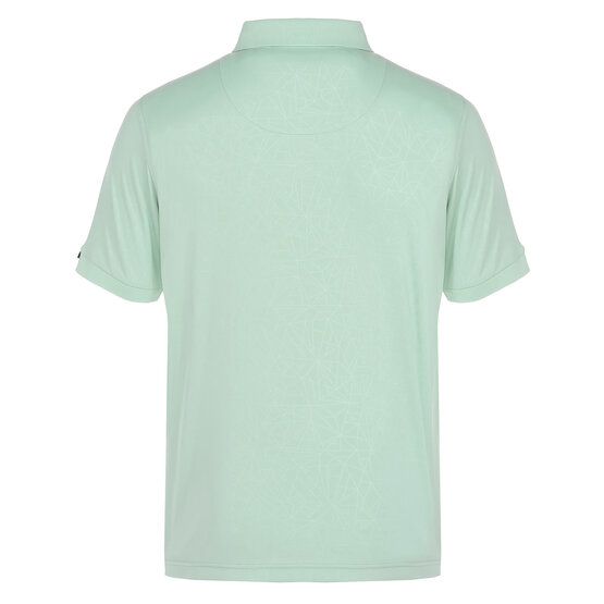 Daniel Springs Superlight Embossed Halbarm Polo hellgrün von Daniel Springs