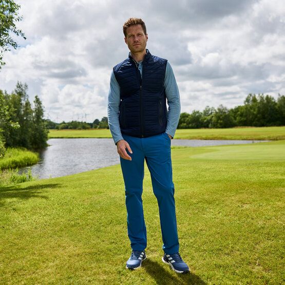 Daniel Springs Techno Stretch lang Hose dunkelblau von Daniel Springs
