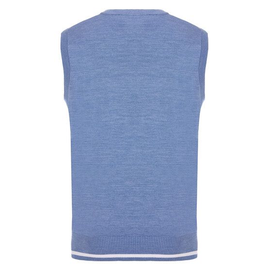 Daniel Springs basic slipover Pullunder Strick denim von Daniel Springs