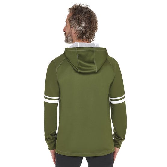 Daniel Springs hoody Stretch Sweatshirt oliv von Daniel Springs