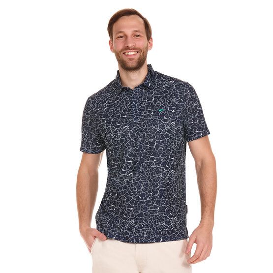 Daniel Springs print polo Halbarm Polo navy Daniel Springs print polo Halbarm Polo navy von Daniel Springs