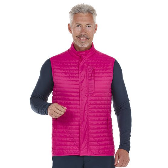 Daniel Springs quilted vest Thermo Weste pink von Daniel Springs