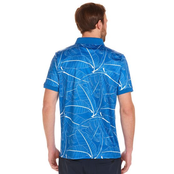 Daniel Springs repeated print polo Halbarm Polo royal von Daniel Springs