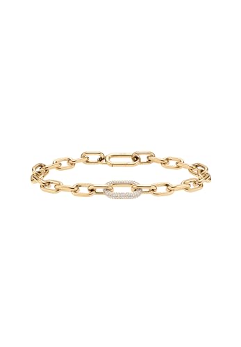 Daniel Wellington Crystal Link bracelet 155 316L Stainless Steel With Pvd Plated Gold & Crystal Embellished Ring In Gold Plated Brass Gold von Daniel Wellington