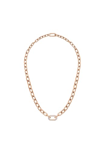 Daniel Wellington Crystal Link necklace One Size 316L Stainless Steel With Pvd Plated Rose Gold & Crystal Embellished Ring In Rose Gold Plated Brass Rose Gold von Daniel Wellington