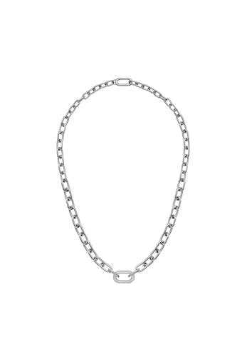 Daniel Wellington Crystal Link necklace One Size 316L Stainless Steel & Crystal Embellished Ring In Rhodium Plated Brass Silver von Daniel Wellington