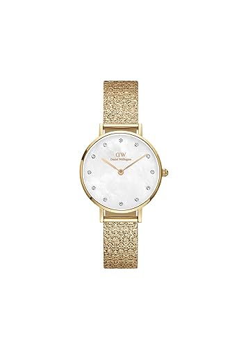 Daniel Wellington Petite Uhr 28mm Double Plated Stainless Steel (316L) and Crystals Gold von Daniel Wellington