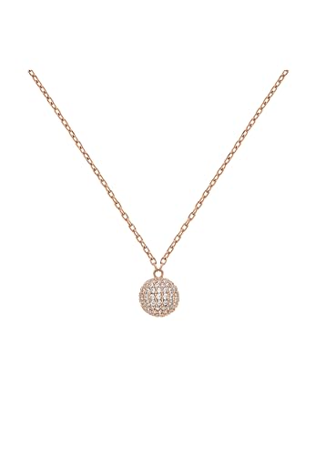 Daniel Wellington Pavé necklace One Size Chain: 316L Stainless Steel With Pvd Plated Rose Gold. Pendant: Cz Crystal Set In Rose Gold Plated Brass Rose Gold von Daniel Wellington