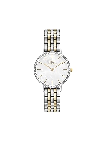 Daniel Wellington Petite 5-Link Bezel Uhr Damen, 28mm Damen Uhr von Daniel Wellington