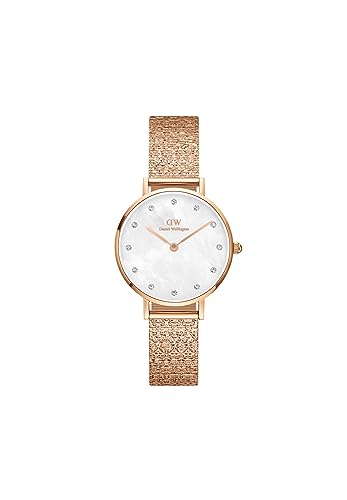 Daniel Wellington Petite Uhr 28mm Double Plated Stainless Steel (316L) and Crystals Rose Gold von Daniel Wellington