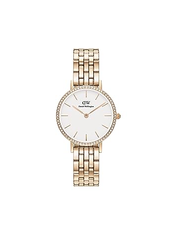 Daniel Wellington Petite 5-Link Bezel Uhr Damen, 28mm Damen Uhr von Daniel Wellington