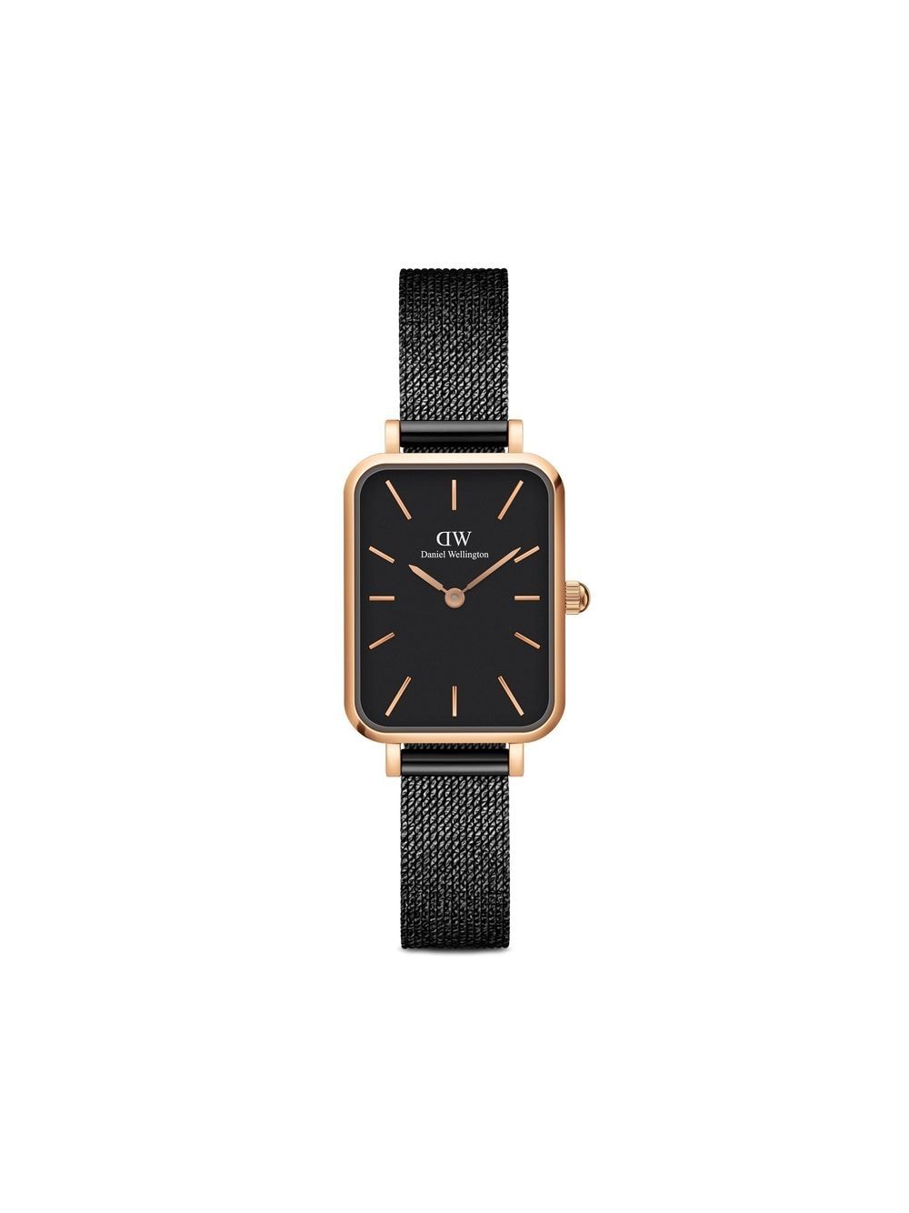 Daniel Wellington Quadro Pressed Ashfield 20x26mm - Schwarz von Daniel Wellington