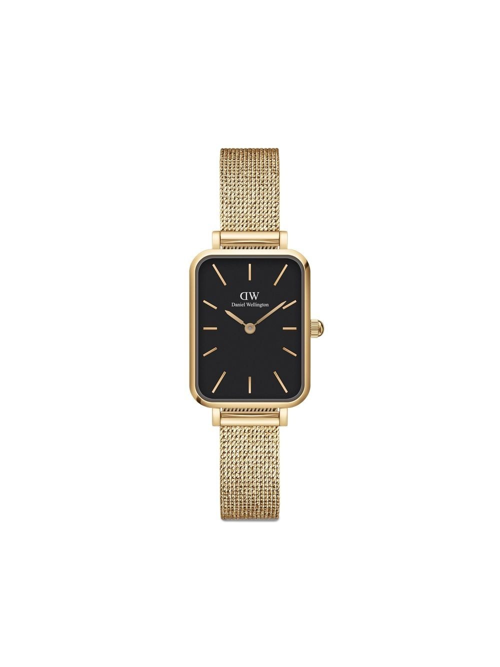 Daniel Wellington Quadro Pressed Evergold Armbanduhr - Schwarz von Daniel Wellington