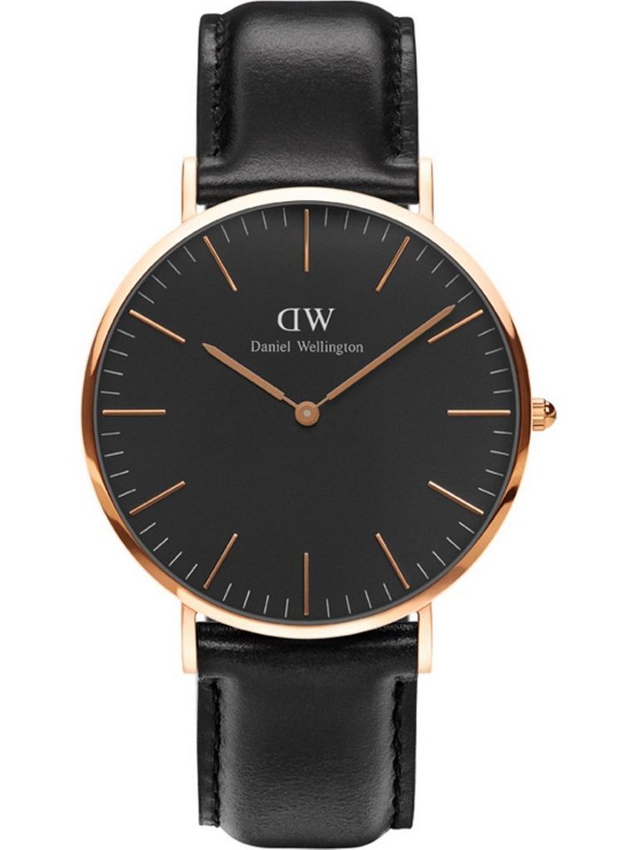 Daniel Wellington Quarzuhr Daniel Wellington Herren-Uhren Analog Quarz, Klassikuhr von Daniel Wellington