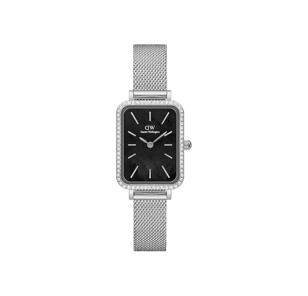 Daniel Wellington Quarzuhr Daniel Wellington Quadro Lumine Bezel Sterling Black MOP, Daniel Wellington Quadro Lumine Bezel Sterling Black MOP von Daniel Wellington