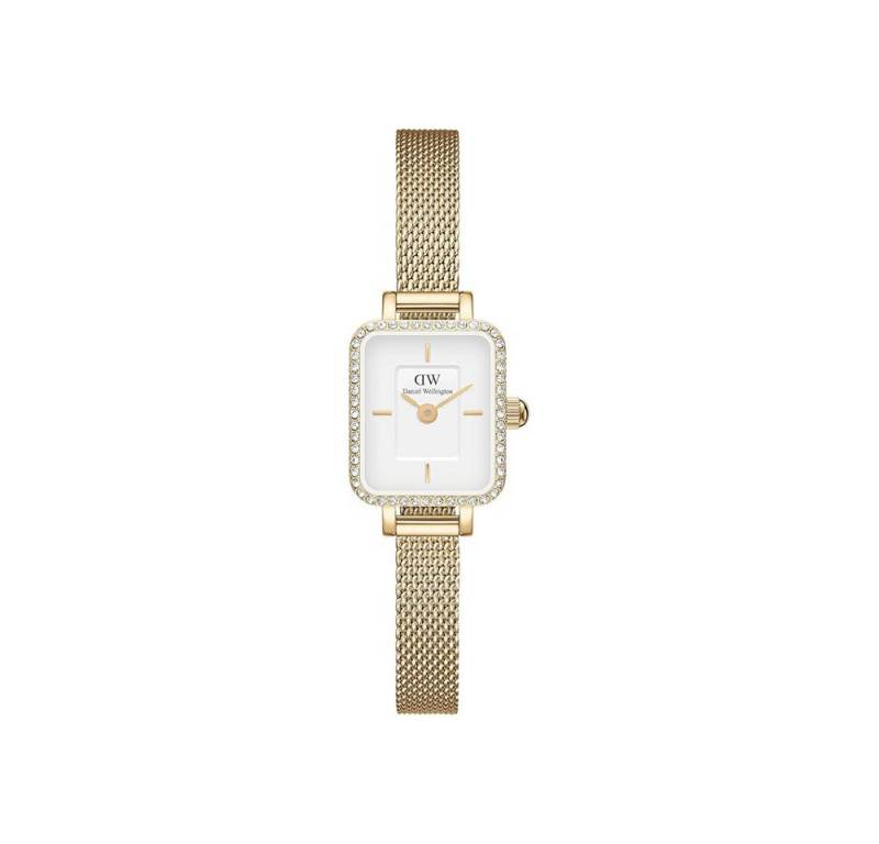 Daniel Wellington Quarzuhr Daniel Wellington Quadro Mini Lumine Bezel Gold, Daniel Wellington Quadro Mini Lumine Bezel Gold von Daniel Wellington