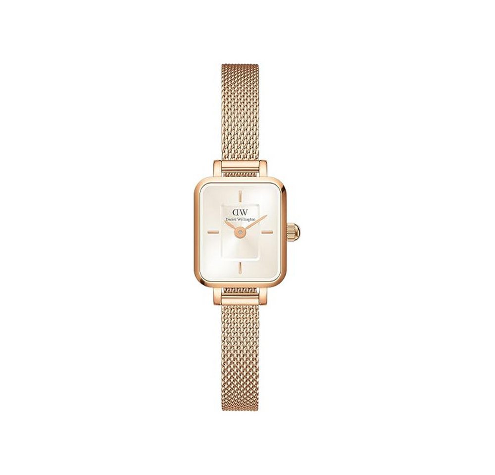 Daniel Wellington Quarzuhr Daniel Wellington Quadro Mini Melrose Rose Gold Champagne, Daniel Wellington Quadro Mini Melrose Rose Gold Champagne von Daniel Wellington