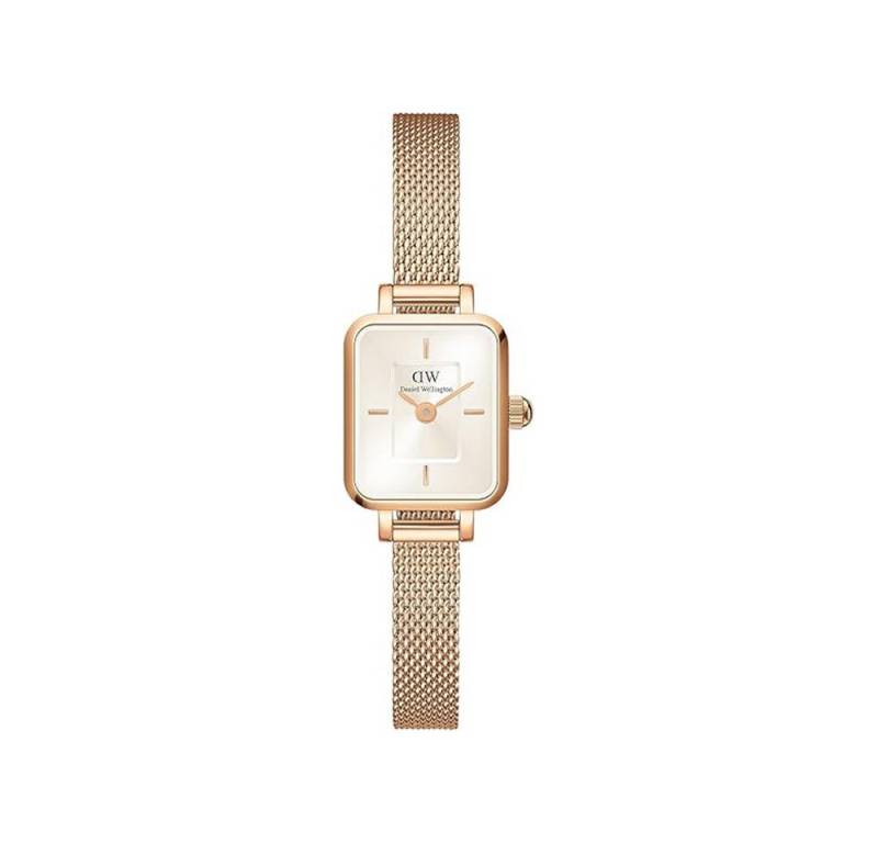 Daniel Wellington Quarzuhr Daniel Wellington Quadro Mini Melrose Rose Gold Champagne, Daniel Wellington Quadro Mini Melrose Rose Gold Champagne von Daniel Wellington