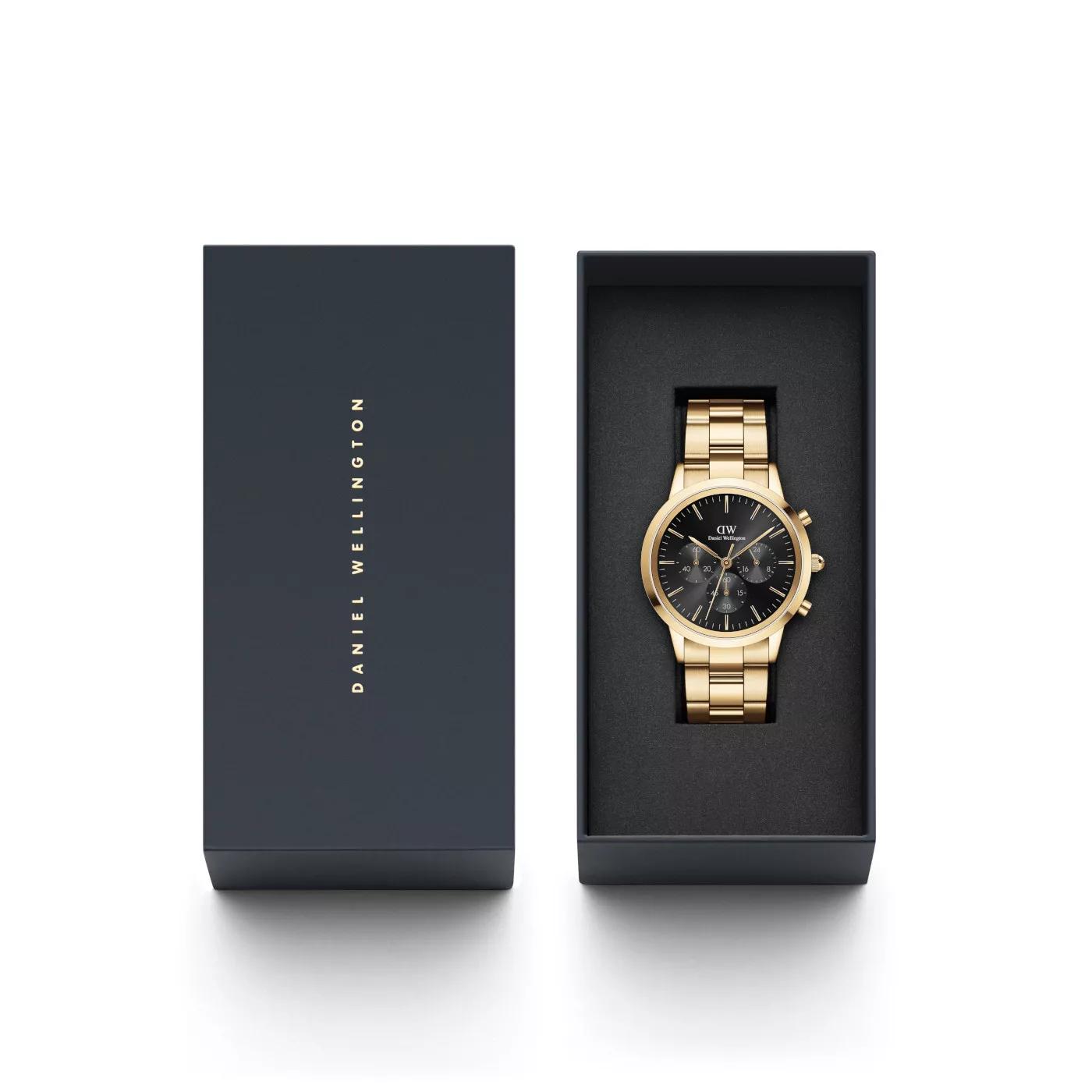 Daniel Wellington Uhren - Daniel Wellington Inonic Link Chronograaf Herrenuh - Gr. unisize - in Gold - für Damen von Daniel Wellington