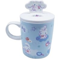 Sanrio Cinnamoroll Ceramic Mug With Lid 1 pc von Daniel & Co.