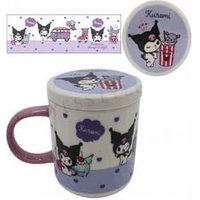 Sanrio Kuromi Mug With Lid 1 pc von Daniel & Co.