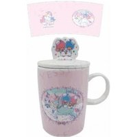 Sanrio Little Twin Stars Ceramic Mug With Lid 1 pc von Daniel & Co.