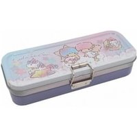 Sanrio Little Twin Stars Triple Deck Tin Pen Case 1 pc von Daniel & Co.