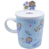 Sanrio Minna No Tabo Ceramic Mug With Lid 1 pc von Daniel & Co.