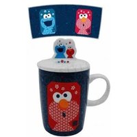 Sesame Street Ceramic Mug With Lid 1 pc von Daniel & Co.