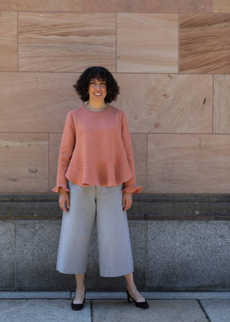 Nachhaltige Langarm Bluse Mara Aus Hanf - Korallenfarbe Nachhaltige Langarm Bluse Mara Aus Hanf - Korallenfarbe von DanielaSalazarShop