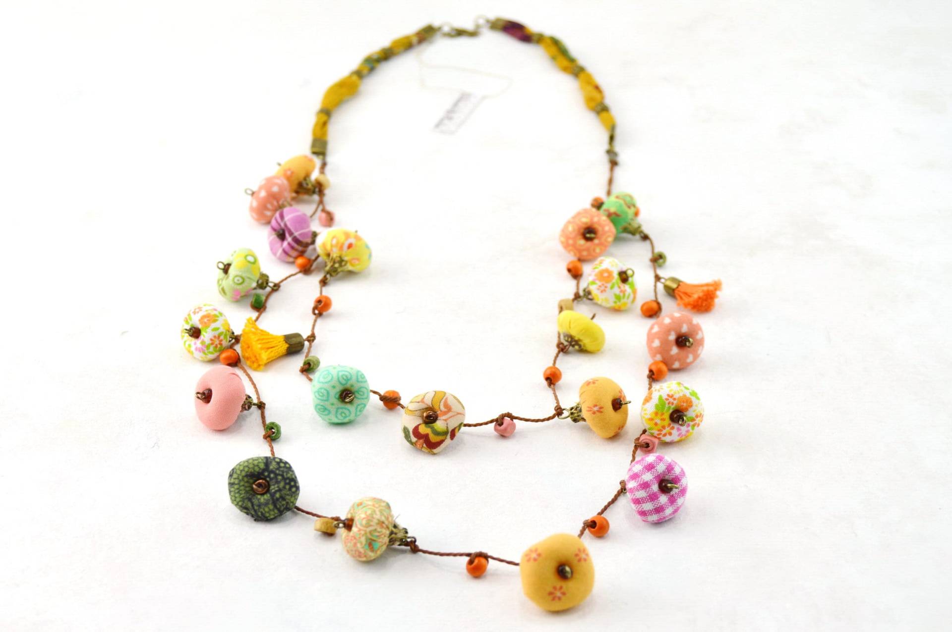 Sommerliche Lange Halskette, Boho Perlenkette, Einzigartige Modekette, Basteltrend 2021 Sommerliche Lange Halskette, Boho Perlenkette, Einzigartige Modekette, Basteltrend 2021 von DanielabarbieriCo