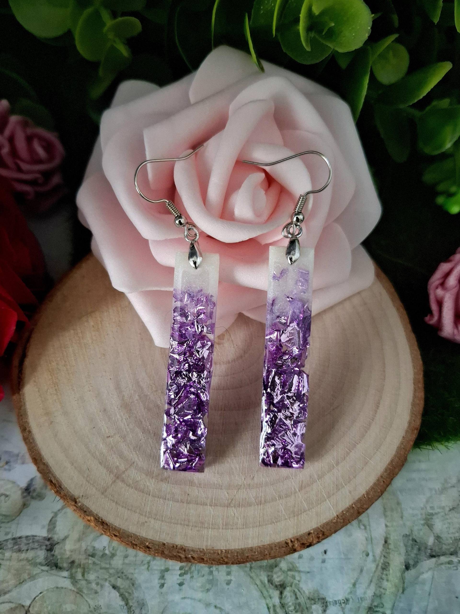 Hängeohrringe Aus Kunstharz Hängeohrringe Aus Kunstharz von DanielasHarzschmuck